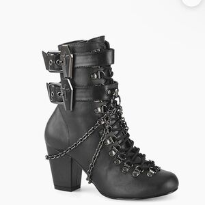 Demonia VIVIKA-128 ankle boot. Size 9. Worn once gorgeous boot!